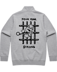 Prison Bars Half Zip Sweatshirt