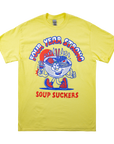 Soup Suckers Yellow Tee