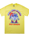 Soup Suckers Yellow Tee