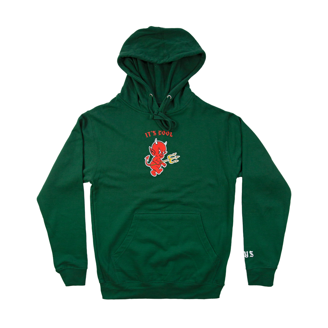 It's Cool Forest Green Hoodie