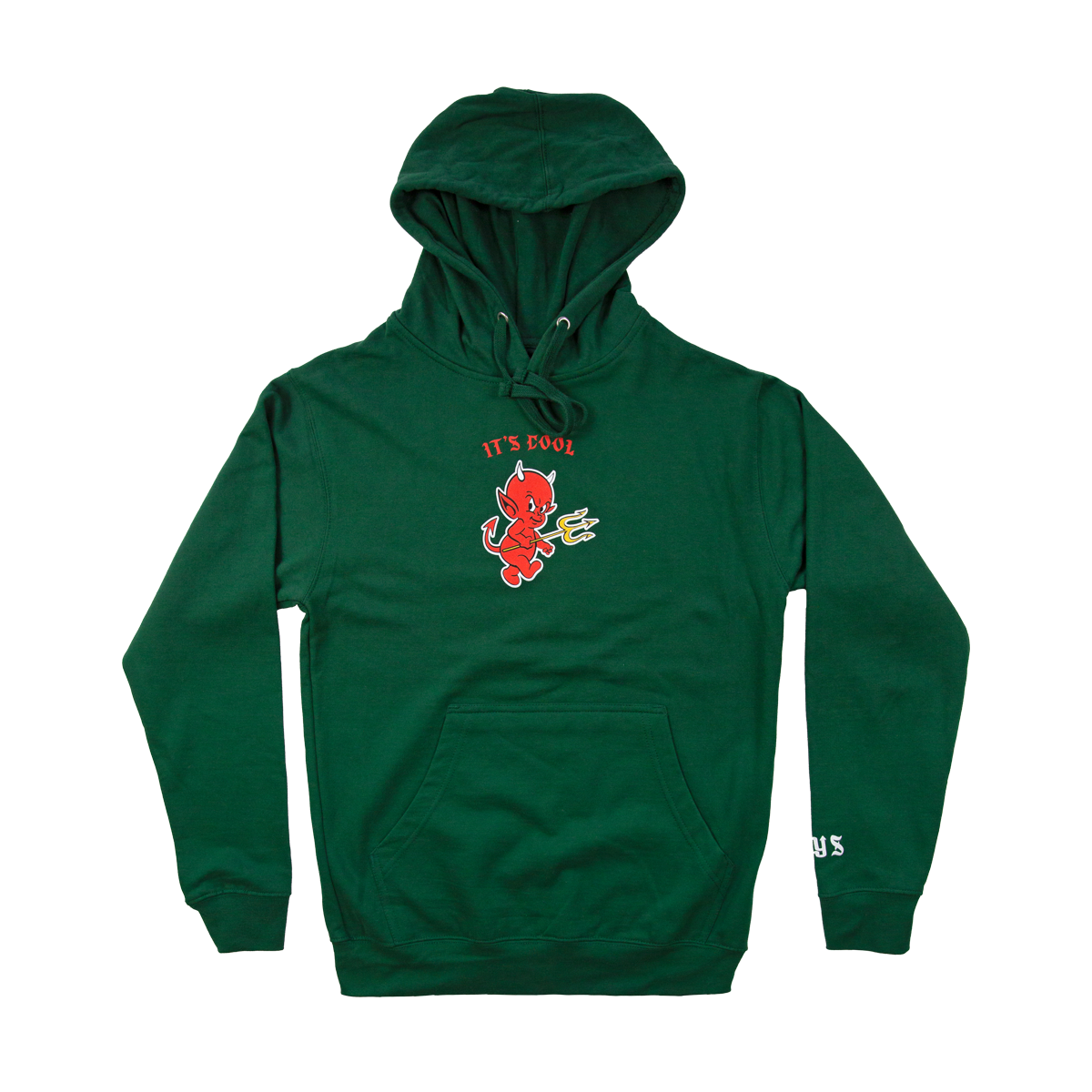 It&#39;s Cool Forest Green Hoodie